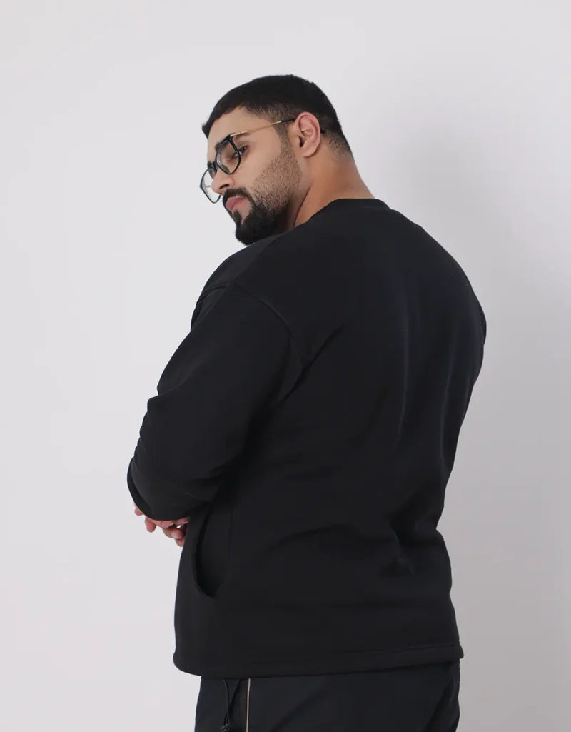 Laidback black pullover buy mens t shirts online